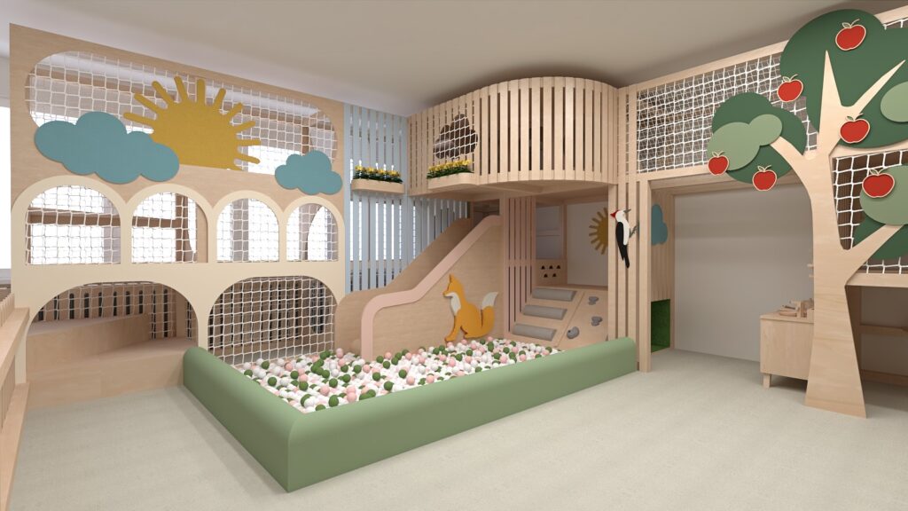 Projekt bawialni lesnej mukkasenso