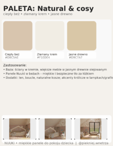 moodboard natural cosy styl