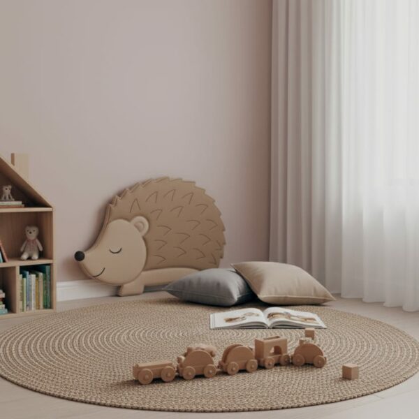 Jeżyk tapicerowany - ozdoba na ścianę